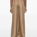 Pantaloni Clarino a gamba ampia in marrone Maxmara - donna 