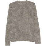 Maglione a coste in grigio Barena Venezia - uomo 