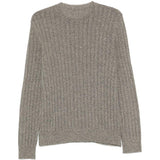 Maglione a coste in grigio Barena Venezia - uomo 