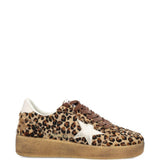 Sneakers con stampa in marrone Golden goose - donna 