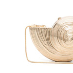 Borsa clutch marion shell in oro Simkhai - donna 