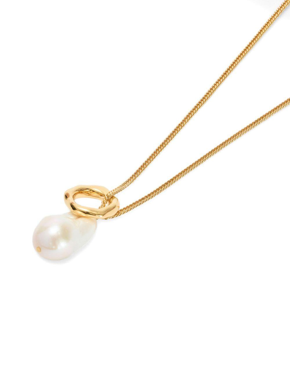 Collana con ciondolo in oro Jil sander - donna 