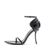 Sandali in pelle D-Ten & Half in nero Diesel - donna 