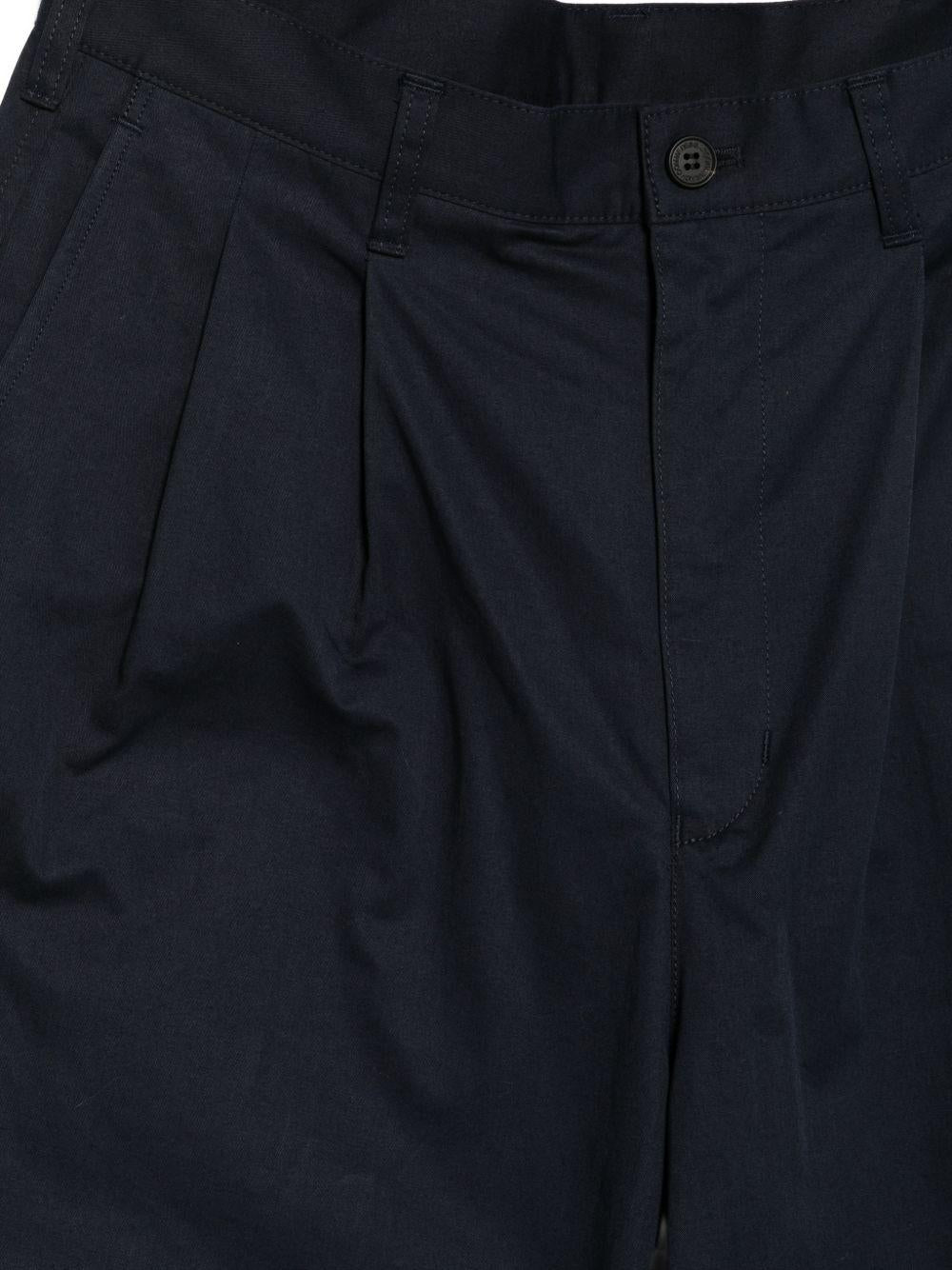 Pantaloni a pieghe con pannelli in blu Comme des garcons homme - uomo 