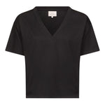 T-shirt FAAA in nero Loulou de saison - donna 