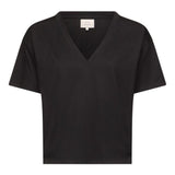 T-shirt FAAA in nero Loulou de saison - donna 