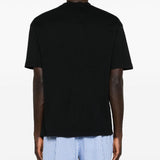 T-shirt slogan classique in nero drole de monsieur - uomo 