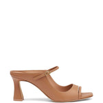 Mules Rania 70 in pelle rosa cipria 