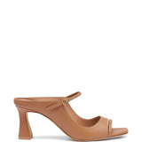 Mules Rania 70 in pelle rosa cipria 