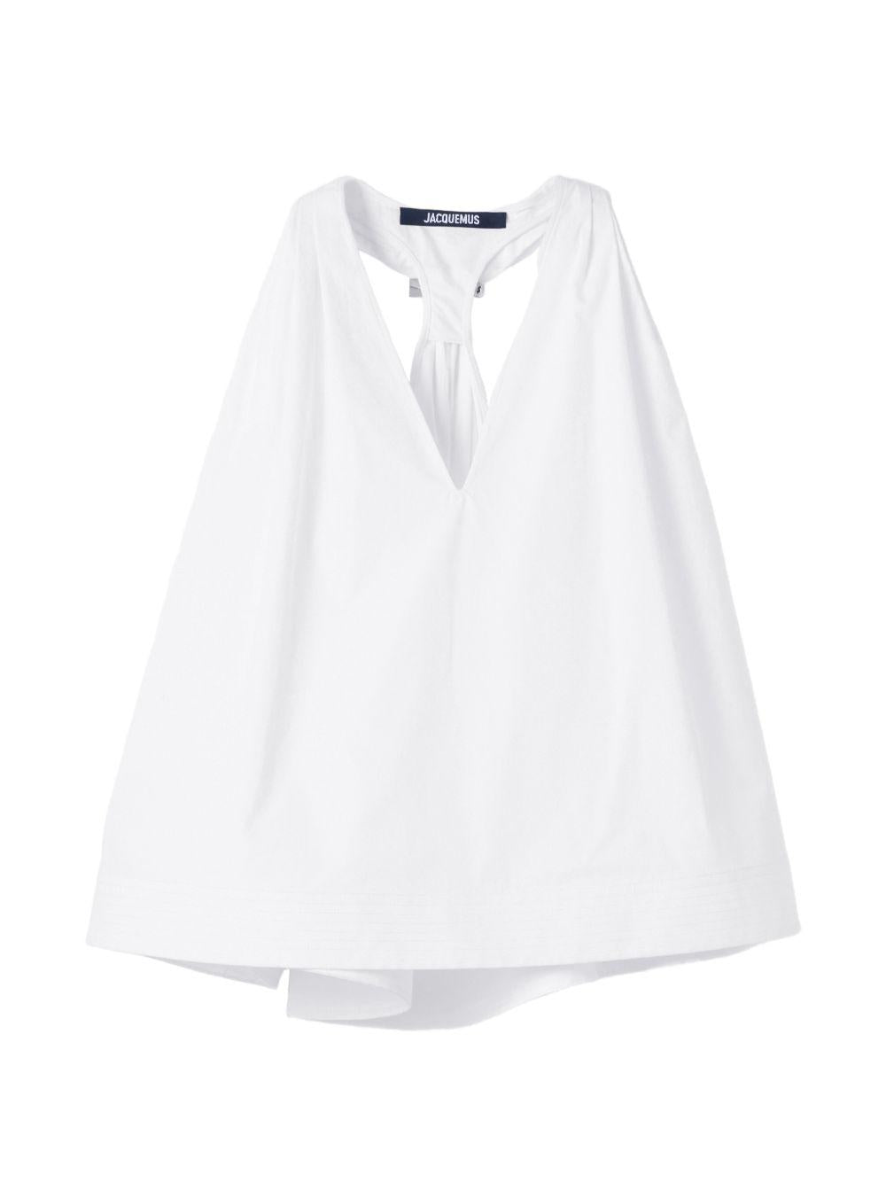 Top le haut norma in bianco Jacquemus - donna 