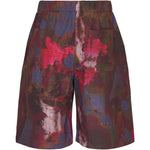 Shorts con stampa in rosso Oamc peacemaker - uomo 