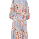 Abito midi a fiori Awaken Billow in blu Zimmermann - donna 