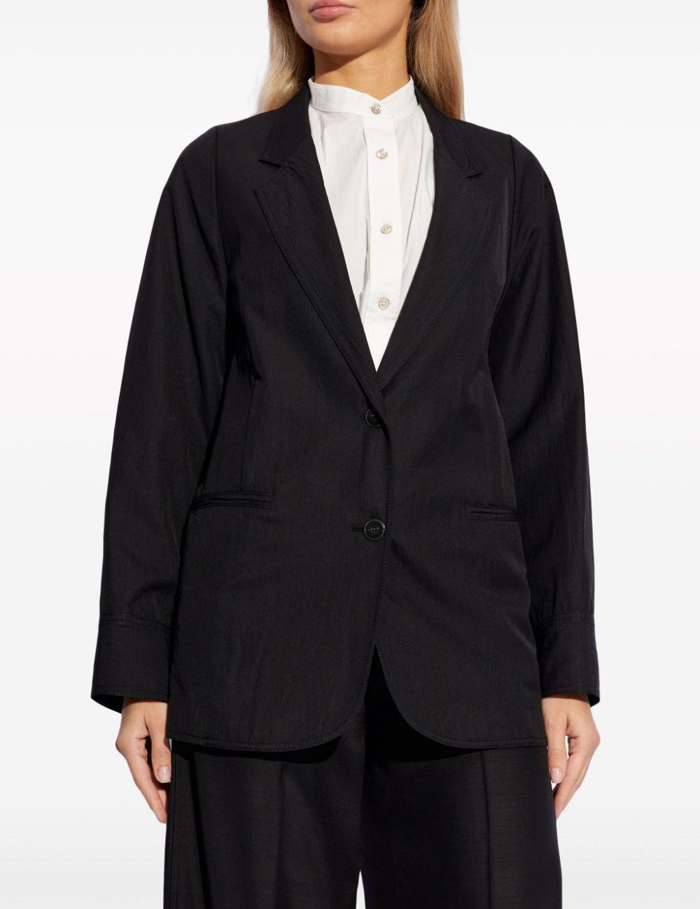 Giacca monopetto in nero - donna 