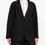 Giacca monopetto in nero - donna 