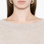 Maglione con spalle scoperte faretra in beige Maxmara - donna 