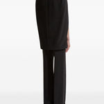 Giacca doppiopetto senza maniche in nero Alberta Ferretti - donna 