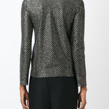 Cardigan con effetto metallico in nero  Junya Watanabe - donna 