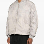 Bomber con zip in beige Oamc peacemaker - uomo 