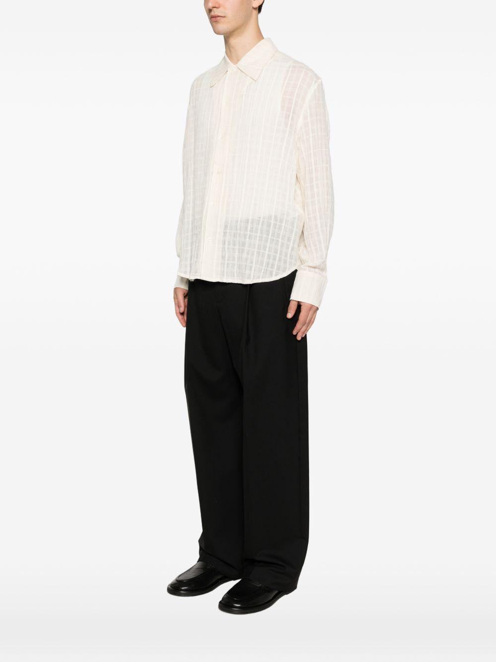 Camicia a maniche lunghe in bianco Sefr - uomo 