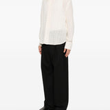 Camicia a maniche lunghe in bianco Sefr - uomo 