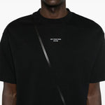 T-shirt slogan classique in nero drole de monsieur - uomo 