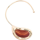 Collana aperta in agata in oro Panconesi - unisex 