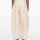 Pantaloni in jacquard Piper in beige Uma wang  - donna 