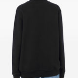 Felpa con stampa in nero Moschino - donna 