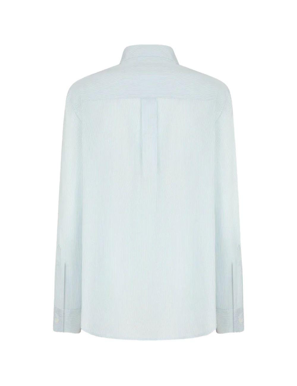 Camicia classica a righe in azzurro BLAZÉ MILANO - donna 