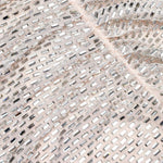 Miniabito decorato con strass in beige 