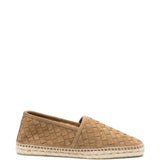Espadrillas con motivo intrecciato in marrone Castañer - uomo 