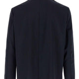 Giacca-camicia in lana blu navy Barena - uomo 