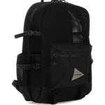 Zaino con inserti in rete in nero And wander - uomo 