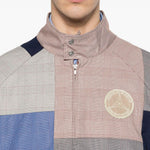 Giacca patchwork con zip multicolore Kidsuper x mercedes benz - uomo 