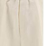 Pantaloni con vita elasticizzata in bianco Laneus - uomo 