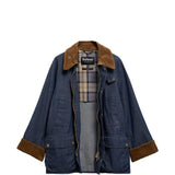 Giacca Bedale con risvolti in blu Barbour - uomo 
