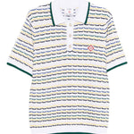 Polo a righe  in bianco Casablanca - uomo 