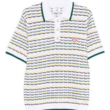 Polo a righe  in bianco Casablanca - uomo 