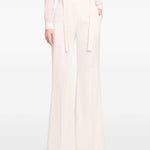 Pantaloni gessati in avorio Elie Saab - donna 