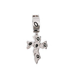 Orecchini Tipsy Cross in argento Darkai - unisex 