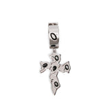 Orecchini Tipsy Cross in argento Darkai - unisex 
