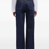 Jenas a gamba dritta in blu Ganni - donna 