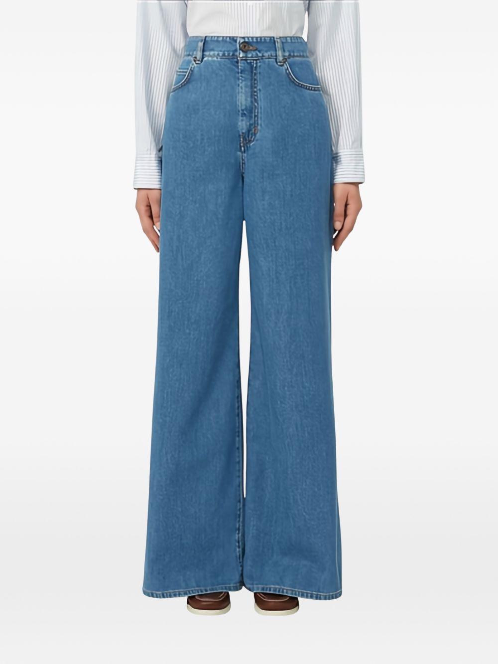 Jeans con bottoni in blu Maxmara weekend - donna 