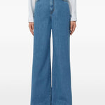 Jeans con bottoni in blu Maxmara weekend - donna 