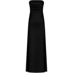 Abito lungo senza spalline in nero Amen - donna 