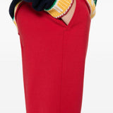 Pantaloni slim sartoriali in rosso Casablanca - donna 
