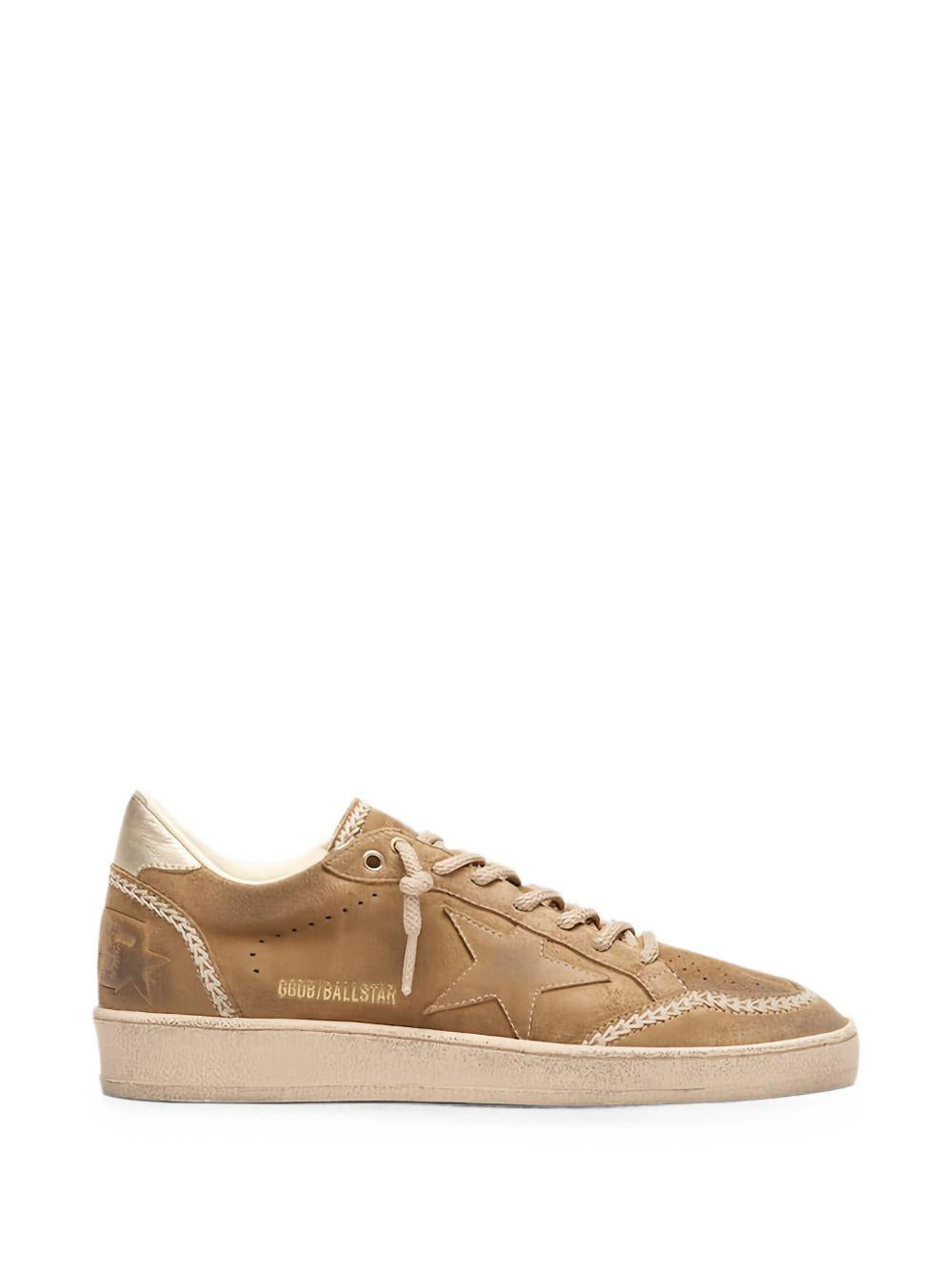 Sneakers ballstar in marrone golden goose - donna 