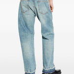 Jeans con bottoni sfilacciati in blu Darkpark - uomo 
