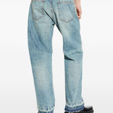 Jeans con bottoni sfilacciati in blu Darkpark - uomo 