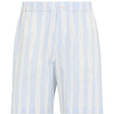Shorts a righe le short calecon  in bianco e blu Jacquemus - uomo 